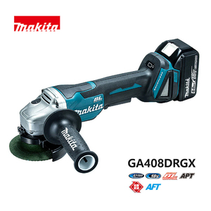 マキタ makita　100mm 充電式ディスクグラインダ / パドルスイッチタイプ　GA408DRGX (6.0Ah×2本)　研磨・研削 /KH05272