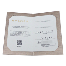 ［銀座店］BVLGARI ブルガリ アルミニウム アメリゴ ヴェスプッチ 世界限定1000本 2022年購入品 103702 (BB40 AT GMT) 腕時計 DH73374_画像9