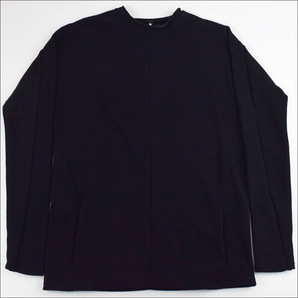 未使用 店舗限定 RIPVANWINKLE リップヴァンウィンクル DOLMAN L/S ドルマン ロングスリーブ カットソー 裏起毛 BLACK R+234の画像1