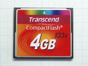 ★Transcend コンパクトフラッシュ ４ＧＢ 中古★送料６３円～