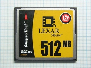 ★LEXAR コンパクトフラッシュ ５１２ＭＢ 中古★送料６３円～