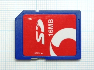 * Vodafone SD memory card 16MB used * postage 63 jpy ~