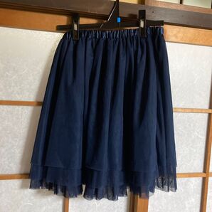 image イマージュ チュールスカート ネイビー Mサイズ
