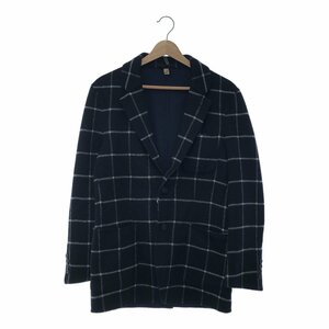 BURBERRY バーバリー 【men3169M】 テーラードジャケット カシミア アセテート キュプラ 上着 4500511823 8007557 1002 BLACK CHECK MO