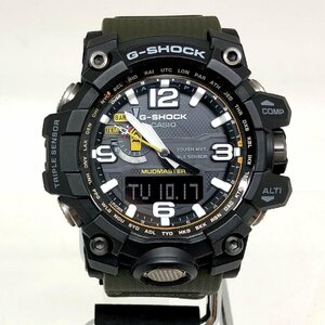  used G-SHOCKji- shock CASIO Casio wristwatch GWG-1000-1A3JF mud master MUDMASTER radio wave solar [ITZTIEOCT654]