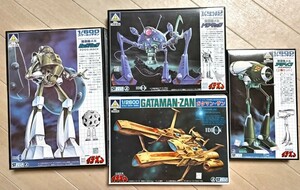 アオシマ イデオン プラモデル 4個セット 1/600 1/2600 ロッグ・マック ドグ・マック ガタマン・ザン アディゴ