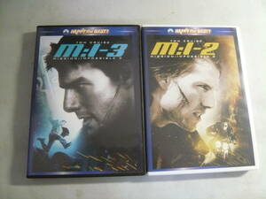 DVD2枚セット[ミッションインポッシブル　M:1-2/Ⅲ]中古