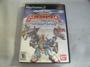 海外版PS2ソフト☆SD GUNDAM FORCE SHOWDOWN!☆中古