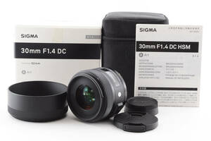 【新品級】シグマ SIGMA Art 30mm F1.4 DC HSM Nikon ニコン Fマウント 《元箱付き》 R12O01