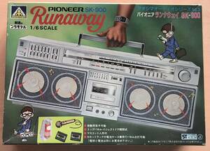 PIONEER パイオニア カセットデッキ ランナウェイ SK-900 プラモデル 当時物 未使用 1/6スケール