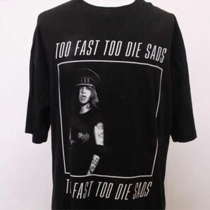 Sads TOO FAST TO DIE ビッグ シルエット T シャツ 清春