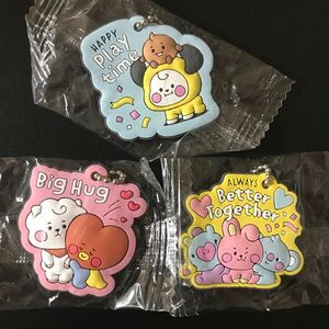 BTS くら寿司 BT21 ラバーマスコット 全3種類 ビッくらポン