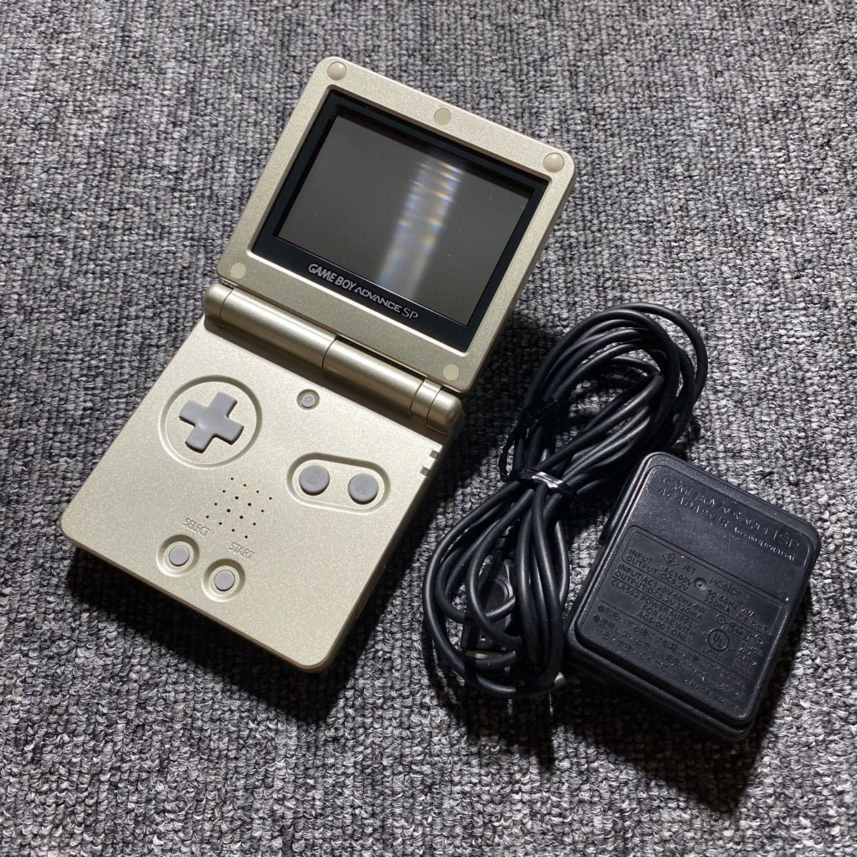 GBA ゲームボーイアドバンスSP パールブルー 充電器付き XJH12196347