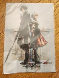 FF16 一番くじ　G賞・アートイラスト クリアマット　クライヴ　ジョシュア