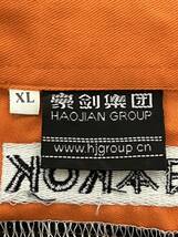 00s 2000年代 HMplant モーターサイクル バイク NGK 台湾 ボタンダウン BDピットシャツ レーシング 長袖USA仕入れ 古着 オレンジ y2k y3k_画像8