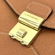 LANCEL ランセル ビジネスバッグ 書類鞄 ハンドバッグ ブリーフケース ブラウン 茶色 メンズ 紳士_画像5