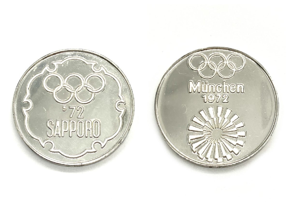 Yahoo!オークション -「札幌オリンピック記念メダル」(銀製) (金属工芸