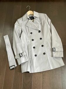  regular price 4 ten thousand jpy * Short trench coat 38/M gray * Coup de Chance * double spring coat world WORLD finding employment go in . type 