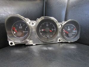 アルファロメオ156 左H 3連メーター 水温/時計/燃料 156034526 ALFAROMEO156