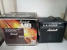 ☆ 通電確認済 ☆ Marshall MB15 マーシャル ベース アンプ ヤマハ YAMAHA 箱付 現状品_画像1