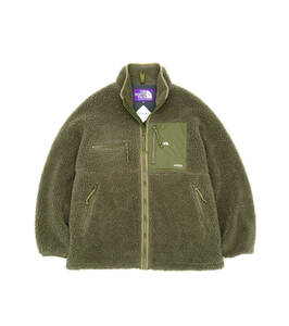 【一点のみ】Mサイズ ザ ノース フェイス パープルレーベル Wool Boa Fleece Field Jacket Beige 22FW ジャケット フリース フィルド