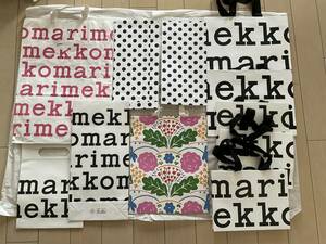  новый товар не использовался Marimekko Logo входить бумажный пакет shopa- дополнение 11 позиций комплект 