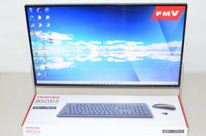 中古一体型パソコン Windows11+office 富士通 FH56/B1 高性能i3-7100U/爆速SSD512GB+HDD1TB/メモリ8GB/23.8インチ/DVDマルチ/テレビ機能