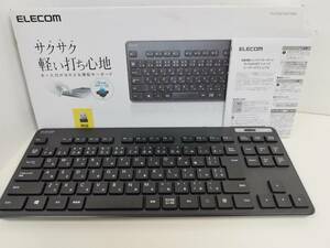 ELECOM 無線キーボード TK-FDM109TXBK