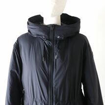 極美品★正規品 TATRAS タトラス 21-22AW LTLA21A4227-D ARAMAI アラマイ ZIP UP フード・ワッペン付 ダウンコート レディース ネイビー01_画像4