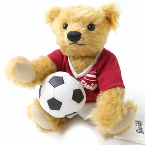 未使用品☆Steiff シュタイフ 002960 サッカー オーストラリア 2006年 W杯 記念ベア Teddy Bear テディベア ぬいぐるみ 人形 ドイツ製