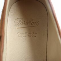 未使用品●Paraboot パラブーツ MICHAEL/ミカエル 66143 スウェードレザー レースアップ チロリアンシューズ ブラウン 40 1/2 仏製 メンズ_画像7