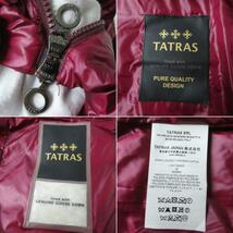 良品☆正規品 TATRAS タトラス LTA17A4425 BABILA バビラ フード付 ZIP UP ダウンコート ワインレッド レディース 美シルエット 02_画像8