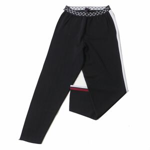  ultimate beautiful goods * regular goods 20AW made in Italy LOUIS VUITTON Louis Vuitton lady's knitted pants with monogram band black × white × red L