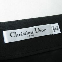 極美品◎正規品 22SS 伊製 Christian Dior クリスチャン ディオール 221J36B1162 カラーブロック シルク混 台形 ミニスカート マルチ 42_画像7