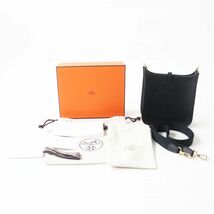 未使用品◎正規品 フランス製 HERMES エルメス エブリン TPM トリヨンクレマンス ブラック ゴールド金具 B刻印 箱・保管袋付き 23年購入_画像2