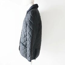 美品◎スコットランド製 MACKINTOSH マッキントッシュ レディース コーデュロイ使い キルティング ジャケット／カバーオール ブラック XS_画像2