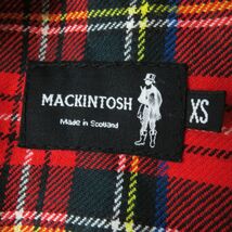 美品◎スコットランド製 MACKINTOSH マッキントッシュ レディース コーデュロイ使い キルティング ジャケット／カバーオール ブラック XS_画像8