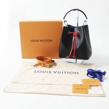 極美品◎フランス製 LOUIS VUITTON ルイヴィトン M52853 エピ ネオノエBB ハンド／ショルダー 2WAY バッグ ノワール サフラン 箱・袋付き_画像2