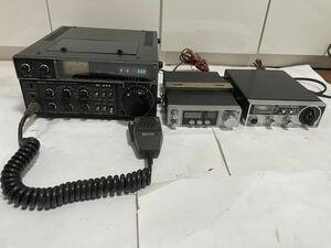 アマチュア無線機3台まとめ ICOM IC-351 IC-HM7付き NA SA 46 GT PRESIDENT ジャンク品　現状販売