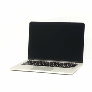 1円～ Apple MacBook Pro Retina 13インチ Late 2013 Core i5-4258U 2.4GHz/4GB/SSD128GB/OS無/動作未確認/AC無【栃木出荷】