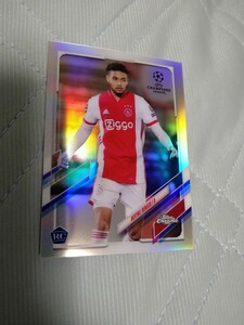 2020-21 TOPPS CHROME UEFA CHAMPIONS LEAGUE Devyne Rensch RC silver PRIZM アヤックス