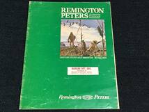 ◇ REMINGTON PETERS 実銃カタログ 1972 送料無料！◇ レミントン M870 M1100 M760 検) M31RS ライアットショットガン MGC S&TM _画像1