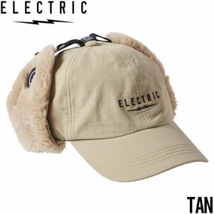 【送料無料】帽子 耳当て付きキャップ イヤーフラップ ELECTRIC エレクトリック EAR FLAP LOW CAP E24F21 日本代理店正規品　TAN