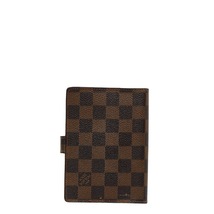 ルイ ヴィトン ダミエ アジェンダPM 6穴 手帳カバー R20700 ブラウン PVC レザー レディース LOUIS VUITTON 【中古】_画像3