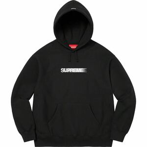 【新品】Supreme Motion Logo Hooded Sweatshirt 黒 M シュプリーム ボックス モーション ロゴ Box Logo パーカー