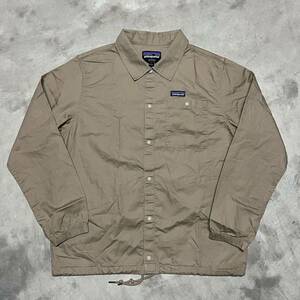 美品 L patagonia パタゴニア Lightweight All Wear Hemp Coaches コーチジャケット オーガニックコットン ヘンプ MJVK 25335SP19 2019年