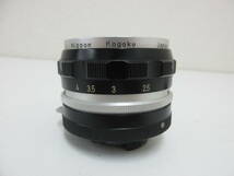 中古 カメラレンズ 2点 日本光学 Nippon Kogaku NIKKOR-H Auto f=2.8cm 1:3.5 + NIKKOR-Q Auto 1:4 f=20cm ※動作未確認 ／E_画像8