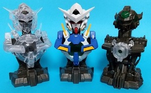 ★♪MSメカニカルバスト 02 ガンダムエクシア 全3種 セット エクシア外装 カラー クリア ルミナス★ガンプラ MG HG RG METAL BUILD ROBOT魂