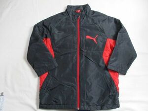 BF362[PUMA* Puma ] Logo embroidery lining attaching with cotton jacket man . black 130