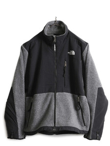 ノースフェイス デナリ ジャケット レディース S / 古着 The North Face アウトドア フリース ナイロン ブルゾン ジャンパー 2トーン 黒 灰